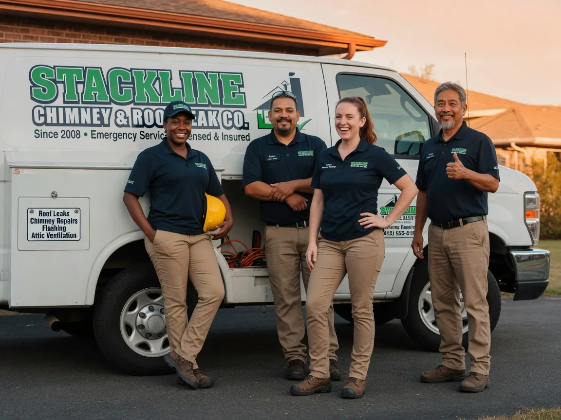 Chimney flashing repair company in Maple, WI